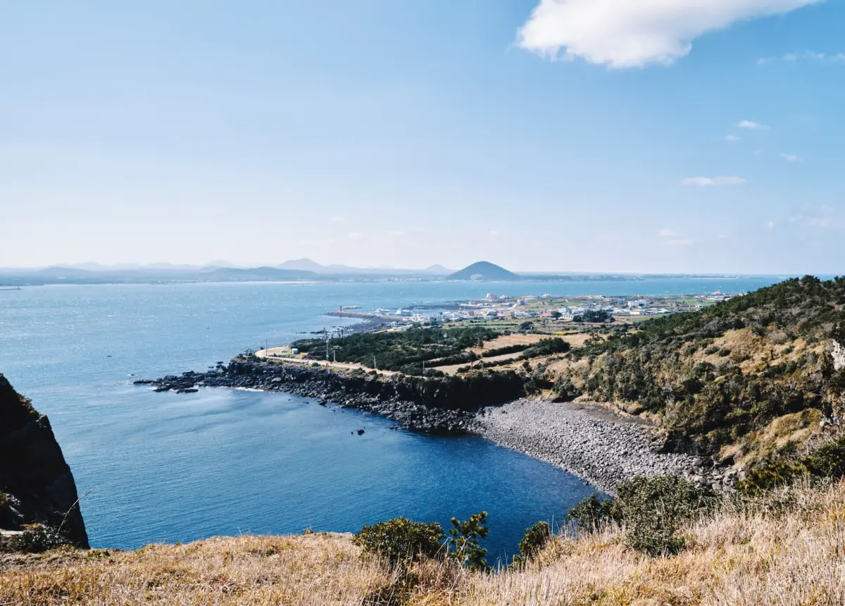 Coastal view on Jeju Olle route 1-1